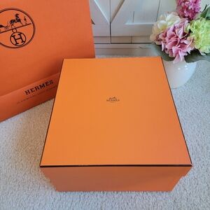 *EMPTY* Hermes Box | Cardboard Gift Box | Storage Box | Orange | Evelyne TPM Box